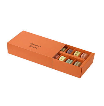 The idea of packaging and gift. A box for an autumn or winter gift with sweets and dried vegetables,
